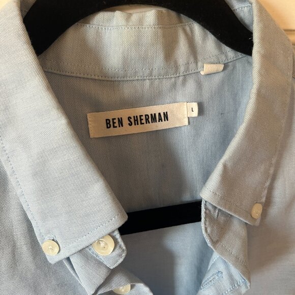 Light blue long-sleeve Ben Sherman shirt - Picture 3 of 5